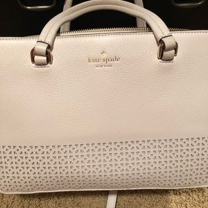 Kate Spade white leather cross body handbag